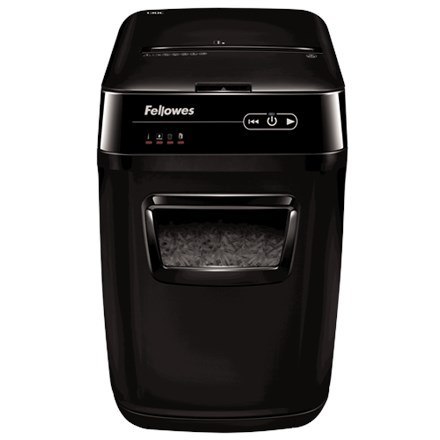 Fellowes AutoMax 150C niszczarka Rozdrabnianie krzyżowe 22 cm Czarny
