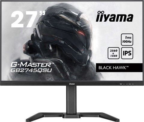 Iiyama G-MASTER GB2745QSU-B2 monitor komputerowy 68,6 cm (27") 2560 x 1440 px Wide Quad HD LED Czarny