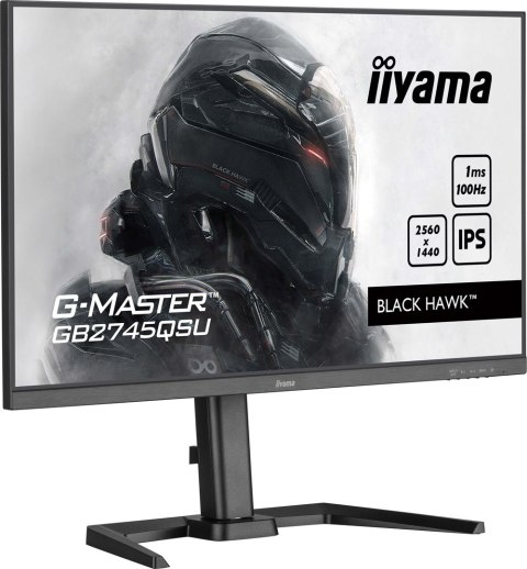 Iiyama G-MASTER GB2745QSU-B2 monitor komputerowy 68,6 cm (27") 2560 x 1440 px Wide Quad HD LED Czarny