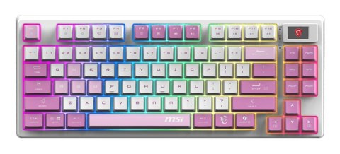 Klawiatura gamingowa VIOLET US/FORGE GK600 TKL W VIOLET MSI