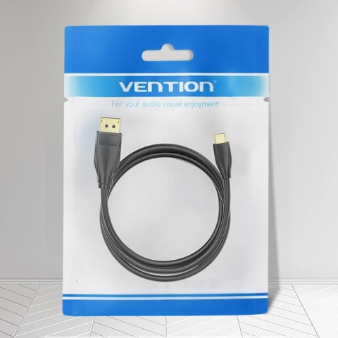 Vention CGYBH adapter kablowy 2 m USB Type-C DisplayPort Czarny