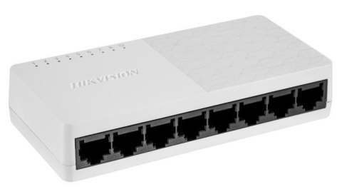 8-portowy plastikowy przełącznik Gigabit Ethernet Hikvision DS-3E0508D-O