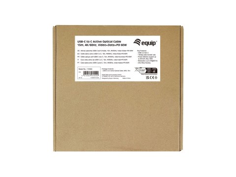 Kabel USB-C3.2 do USB-C Active Optical Cable PD 60W St/St 15.00m
