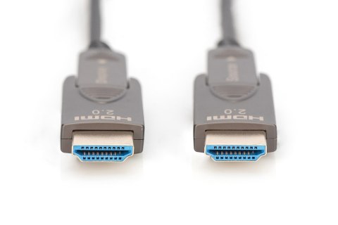 Kabel hybrydowy AOC HDMI 2.0 Premium High Speed Ethernet 4K60Hz UHD HDMI D/A HDMI D/A M/M czarny 20m