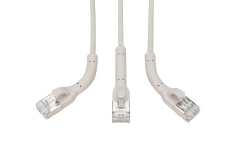 Kabel krosowy DIGITUS abw.CAT 6A F/FTP miedziany, 3m, szary 10 szt.