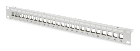 Panel krosowy DIGITUS 1U 24xCat6A Moduł Keystone ekranowany