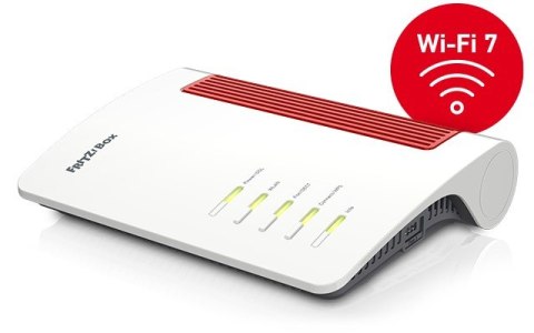 Router stołowy FRITZ! Box 7682, Wi-Fi 7 (802.11be), Dwuzakresowy (2,4 GHz / 5 GHz), Ethernet LAN, VDSL, Biały