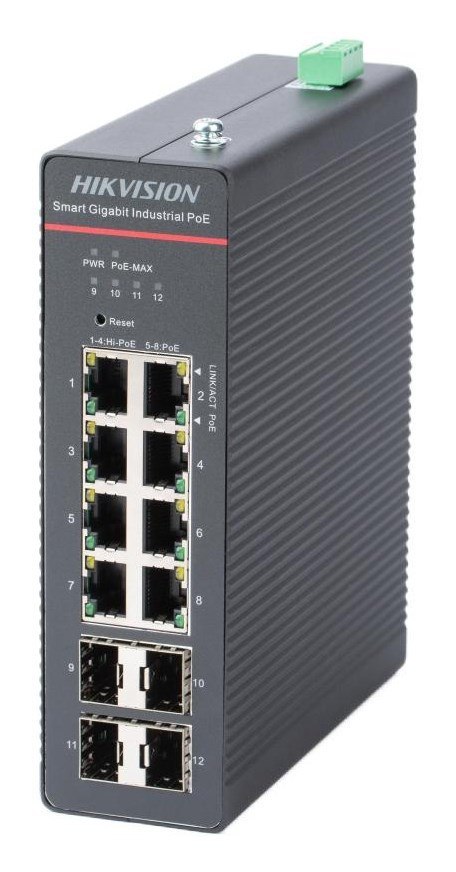 Switch Hikvision DS-3T1512HP-SI-8P4F No Power unit