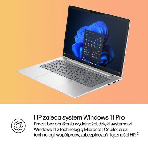 HP ProBook 4 G1i Ultra 5 225U 14.0"WUXGA IPS 300nits AG 24GB DDR5 5600 SSD512 Arc Cam1080p 56Wh W11Pro Pike silver aluminium 3Y 