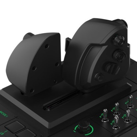 Hori - HOTAS Flight Control System & Mount for PC (Windows 11/10) High-End Flight Stick & Throttle for PC Flight Sims