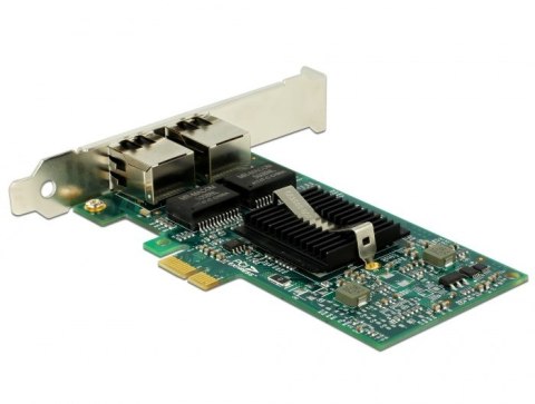 Karta sieciowa PCI Express 2 x Gigabit LAN Delock