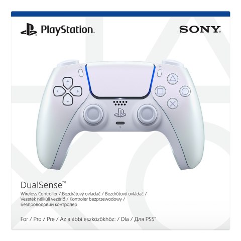 Sony DualSense Chrom, Perłowy Bluetooth/USB Gamepad Analogowa/Cyfrowa PlayStation 5