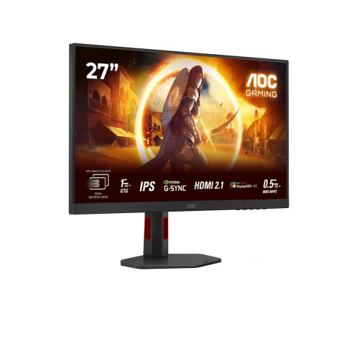 Certyfikat AOC U27G4R 27" Szybki IPS UHD, 16:9, 120 Hz, 1 ms, 3840 x 2160, 400 cd/m2, 2x HDMI, Czarny