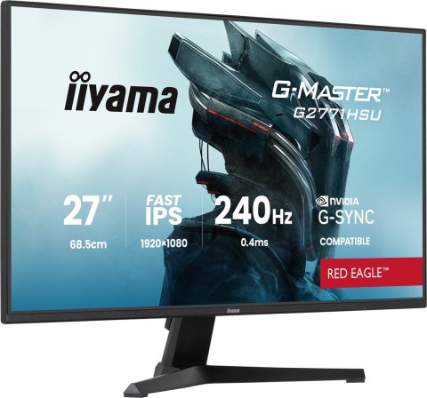 Iiyama G-MASTER Dołącz do ekipy profesjonalistów z modelem 27" Red Eagle, stworzonym z myślą o czystej prędkości - monitor zapew
