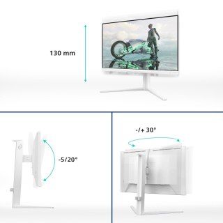 Monitor Philips 60.5cm (23.8") model 24M2N3201A 16:09 2xHDMI+DP IPS biały