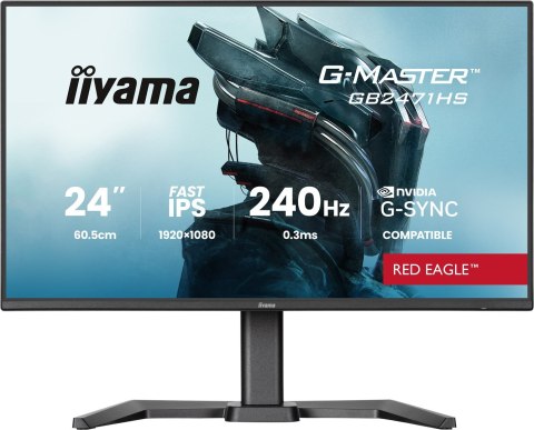Monitor iiyama G-Master GB2471HS-B1 24" Fast-IPS - Płaski ekran - 24"
