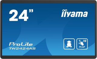 IIYAMA TW2424AS-B1 24inch Panel-PC with Android 12 CPU RK3399 4GB Storage 32GB In-Cell PCAP
