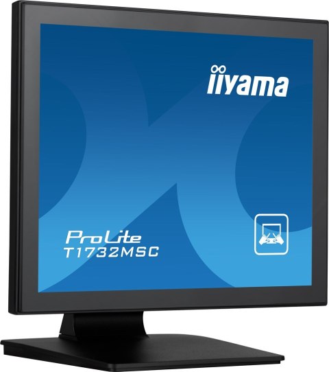 Monitor IIYAMA T1732MSC-B1S 17inch PCAP Bezel Free Front 10P Touch 1280x1024