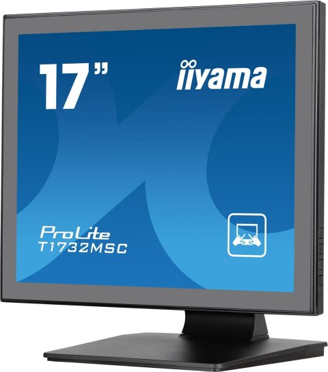 Monitor IIYAMA T1732MSC-B1S 17inch PCAP Bezel Free Front 10P Touch 1280x1024