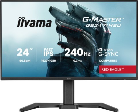 Monitor iiyama G-Master GB2471HSU-B1 24" Fast-IP - Płaski ekran
