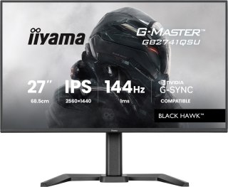 Monitor iiyama G-Master GB2741QSU-B1, QHD, Płaski ekran, 27 cali
