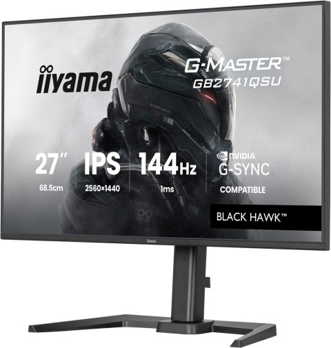 Monitor iiyama G-Master GB2741QSU-B1, QHD, Płaski ekran, 27 cali