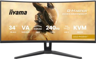 Monitor iiyama GCB3486WQSCP-B1 34" VA 3440x1440 500cd/m2 0,4ms 2xHDMI 2xDP USB