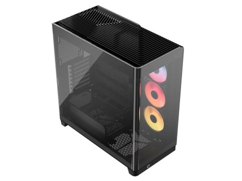 Corsair 4500X LX-R RGB Tempered Glass Mid-Tower, Black Midi Tower Czarny