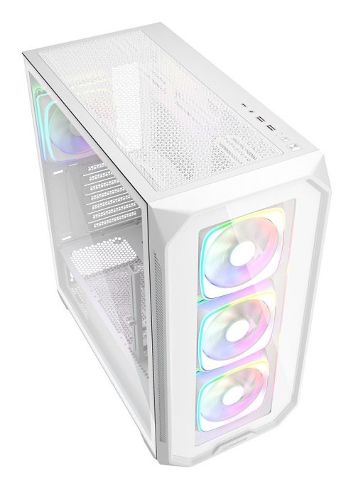 Obudowa Sharkoon Case AK5G RGB ATX 1xGlass Biały