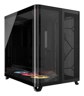 Obudowa komputera Corsair AIR 5400 RS-R ARGB, Midi Tower, Szkło hartowane, RGB - czarne, 3x wentylatory 120 mm w zestawie