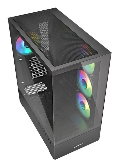 Obudowa komputerowa Sharkoon AK6 RGB ATX 1xGlass Czarne