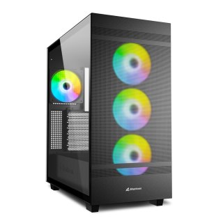 Pokrowiec na komputer Sharkoon Rebel C50 RGB ATX 1xGlass