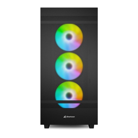 Pokrowiec na komputer Sharkoon Rebel C50 RGB ATX 1xGlass