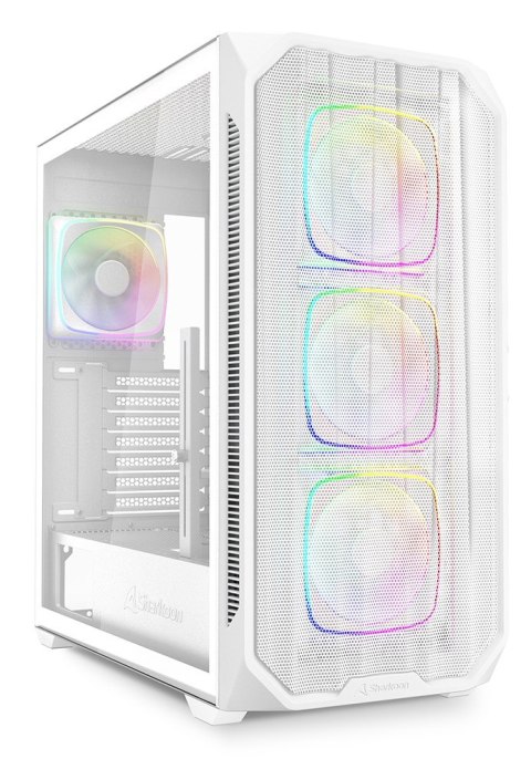 Sharkoon AK5M RGB Midi Tower Biały