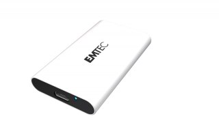 Dysk SSD Emtec X210G - 500 GB - USB Type-C - 3.2 Gen 2 (3.1 Gen 2) - 1100 MB/s - 10 Gbps - Biały (ECSSD500GX210G)