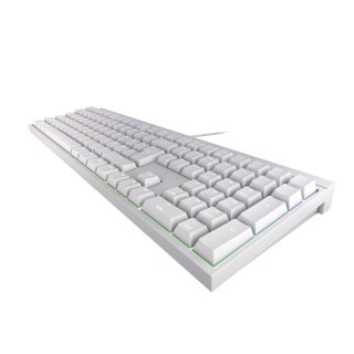 Klawiatura mechaniczna przewodowa CHERRY MX 2.0S RGB, biały