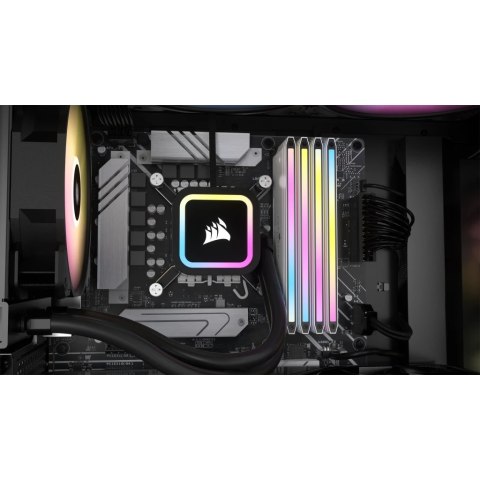 Pamięć RAM DDR5 96GB PC 6600 CL32 Corsair Zestaw (2x48GB) DOMIN. T RGB Wh sprzedaż detaliczna