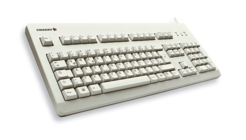 Przełącznik CHERRY TAS G80-3000 Przewodowy DE-Layout jasnoszary