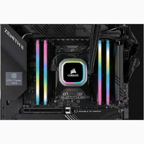 Zestaw RAM DDR4 64 GB PC 3200 CL16 CORSAIR ZESTAW (4x16GB) Vengeance RGB sprzedaż detaliczna