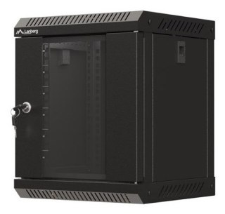 Lanberg WF11-3306-10B stojak 6U Szafa wisząca Czarny