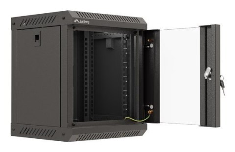 Lanberg WF11-3306-10B stojak 6U Szafa wisząca Czarny