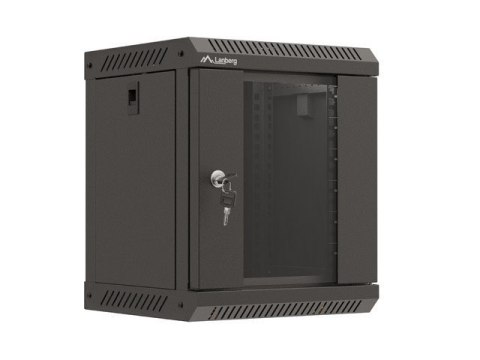Lanberg WF11-3306-10B stojak 6U Szafa wisząca Czarny