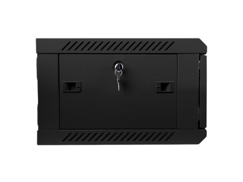 Lanberg szafa instalacyjna wisząca 19'' 4U 600x450mm czarna (drzwi szklane)