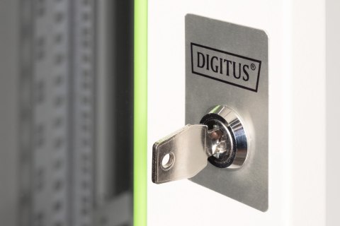 Szafa sieciowa wisząca Unique 19" 20U rack 600x600, drzwi szyba, szary, niedzielona, złożona, 100kg