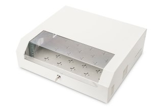 Szafa wisząca NWS 19" Slim Line 3HE rotierbar, 2HE fix, 145x500x475 mm, kolor szary (RAL 7035)