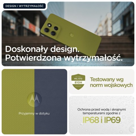 Telefon Motorola moto g86 5G, 16,9 cm (6.67"), 8 GB RAM, 256 GB pamięci, aparat 50 MP, Android 15, kolor zielony