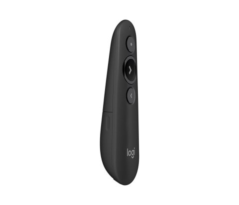 Wskaźnik laserowy Logitech R500s (910-005843) pilot bezprzewodowy Bluetooth/RF Grafitowy