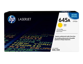 HP 645A oryginalny wkład z żółtym tonerem LaserJet