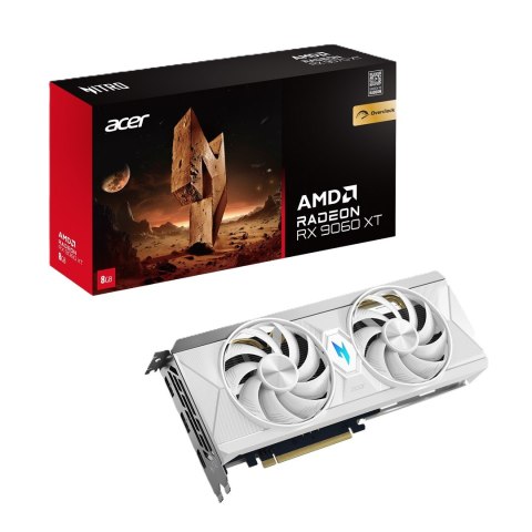 Karta graficzna Acer Nitro AMD RX9060 XT OC 8GB BIAŁY