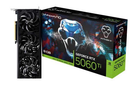Karta graficzna Gainward GWD RTX 5060Ti Python III 8 GB pamięci GDDR7
